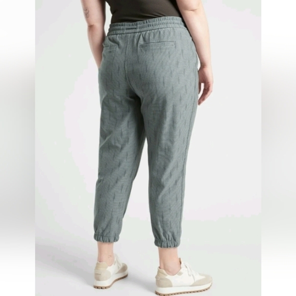 Athleta Farallon Printed Jogger Spliced Magic Metropolis sz 18 - Picture 1 of 8